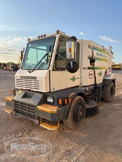 Used Global Sweeper in yard